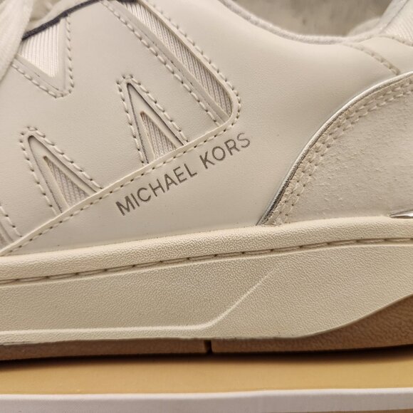 Michael Kors Rebel Sneaker - Women's. Optic white. NIB. Size 11 - Picture 3 of 13